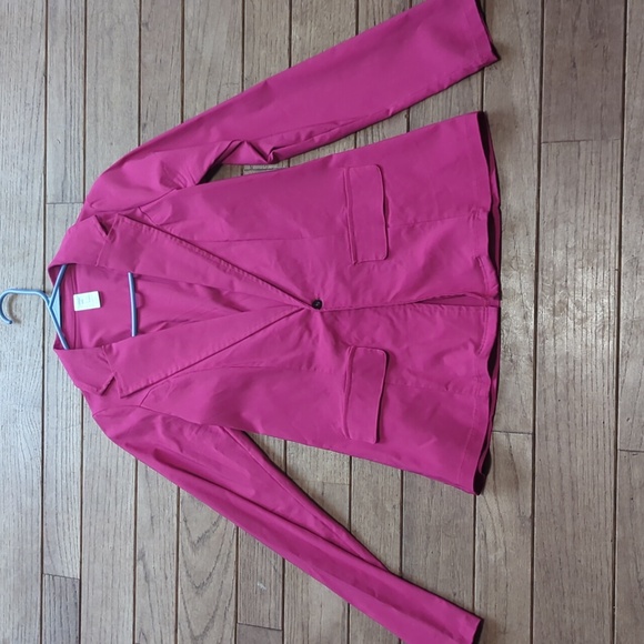 Weissman girls hot pink stretch suit blazer and matching pants size MA - Picture 3 of 8